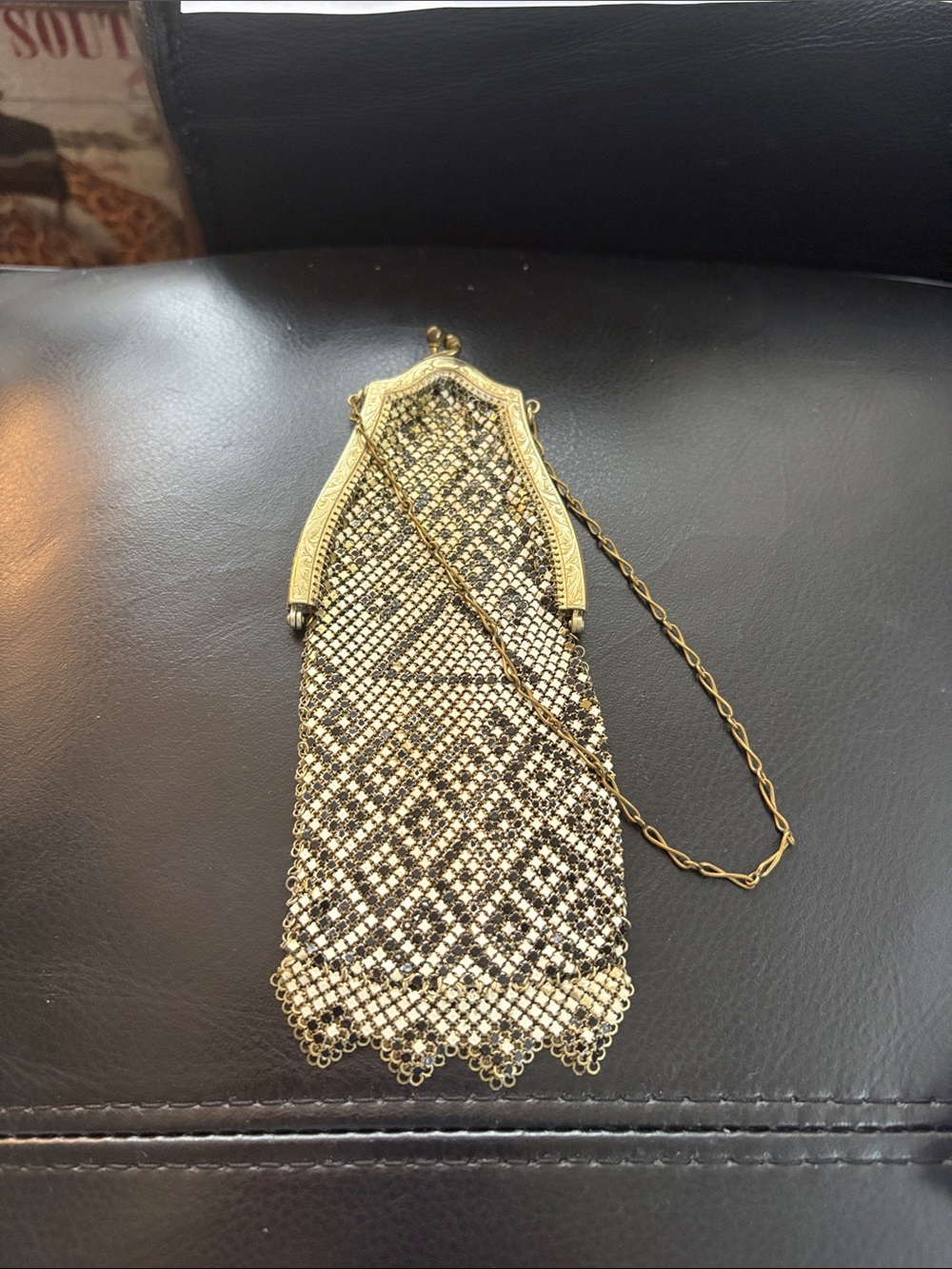 Antique Metal Mesh Flapper 1910 -1920 Art Deco Era